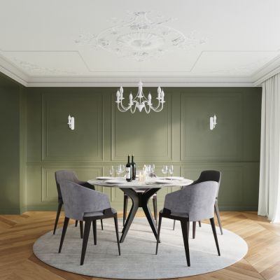 Żyrandol MINERWA 5 biały (SL.0214)